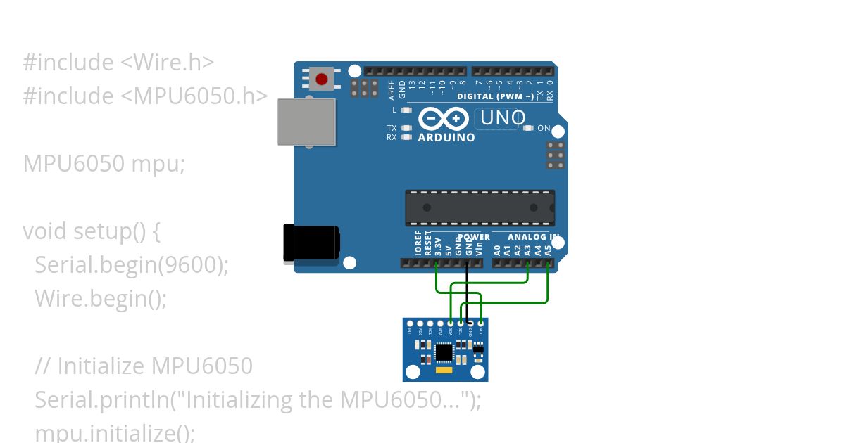 mpu6050 integration simulation