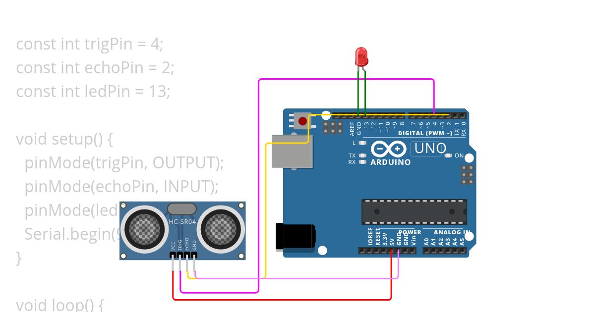 rangkaian ultrasonic sederhana simulation