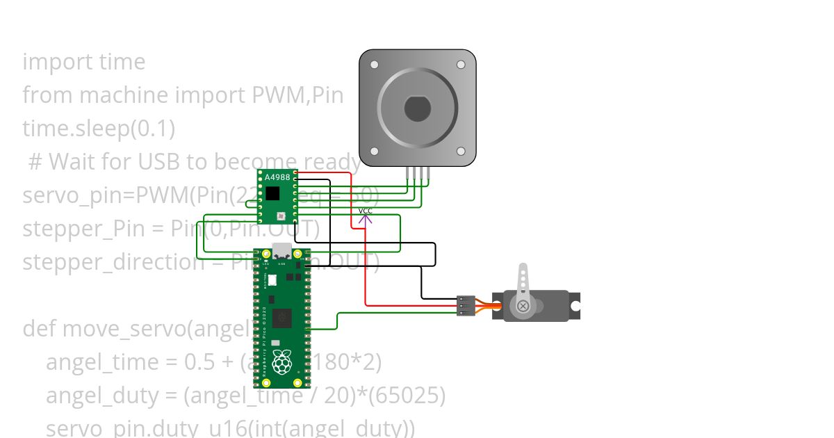 servo motor simulation