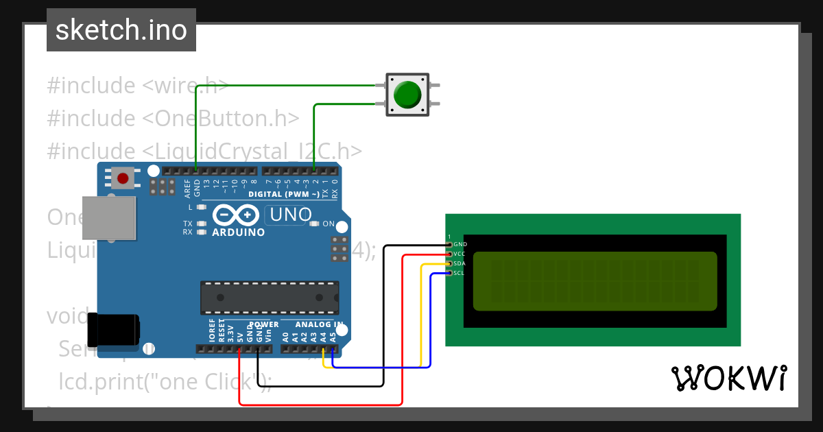 Multifunction Button - Wokwi ESP32, STM32, Arduino Simulator