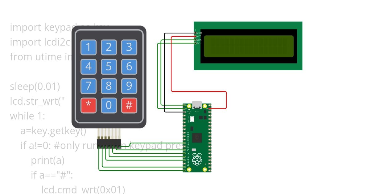 keypad intro simulation