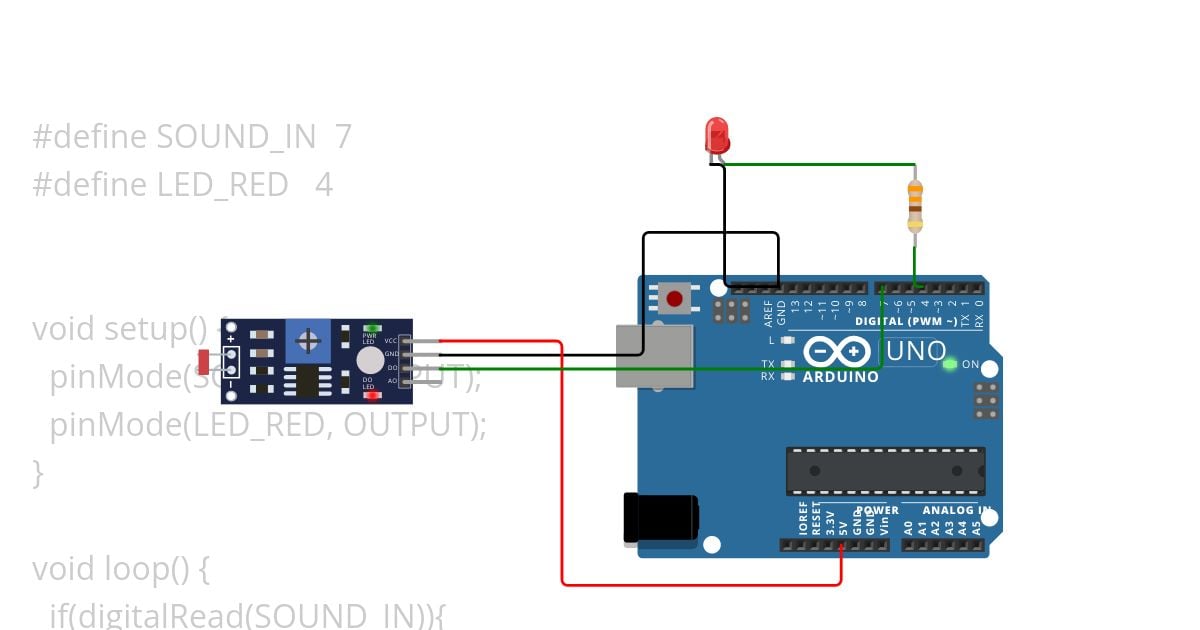 Sound sensor simulation