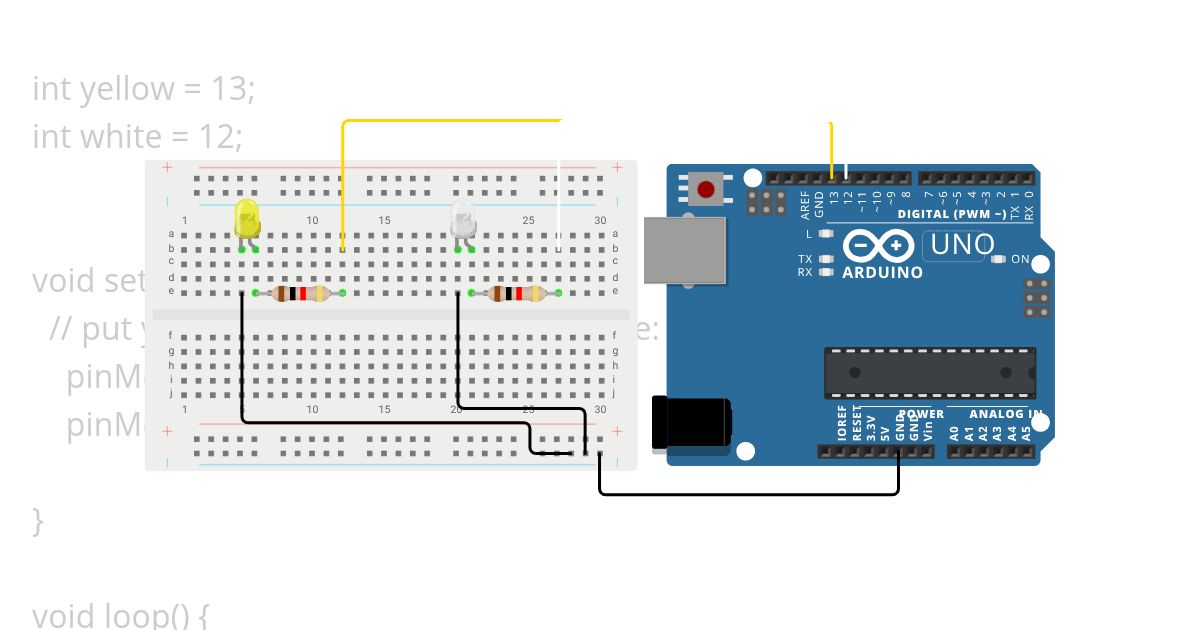 Practice for LED blink simulation