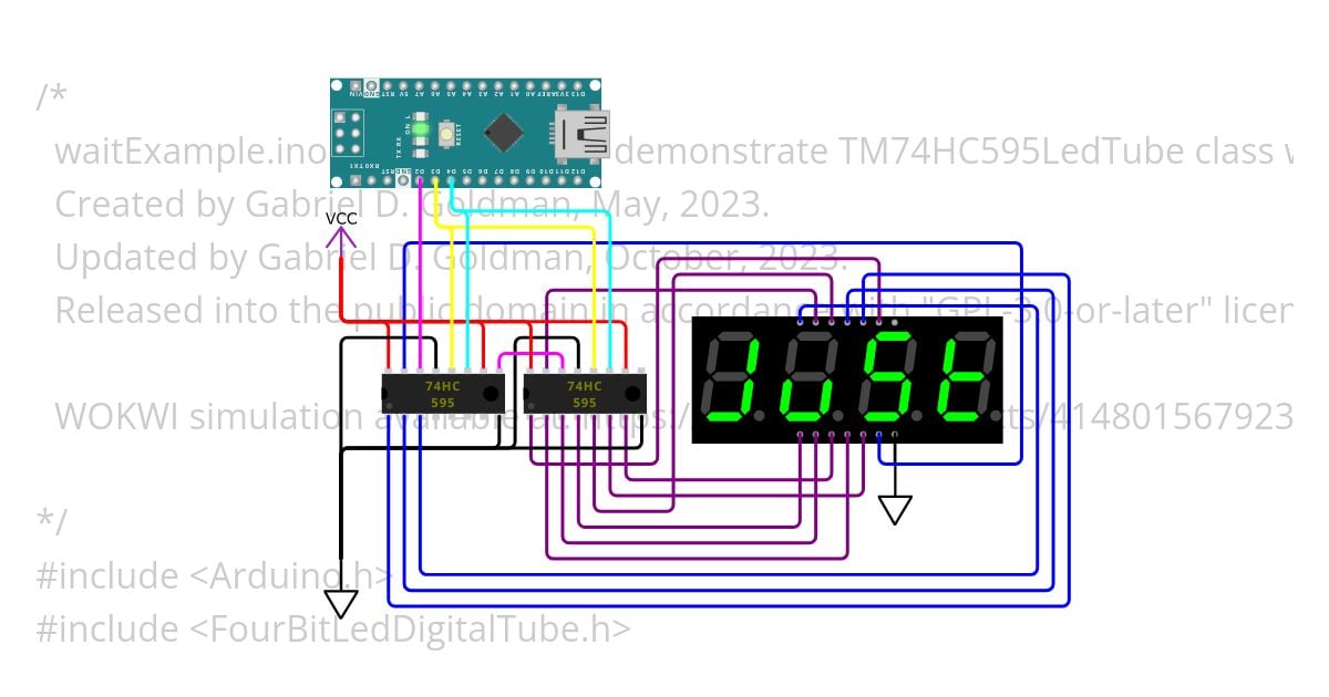 FourBitLedDigitalTube/writeExample simulation