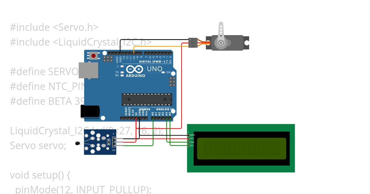 1 Sensor, 1 Aktuator simulation