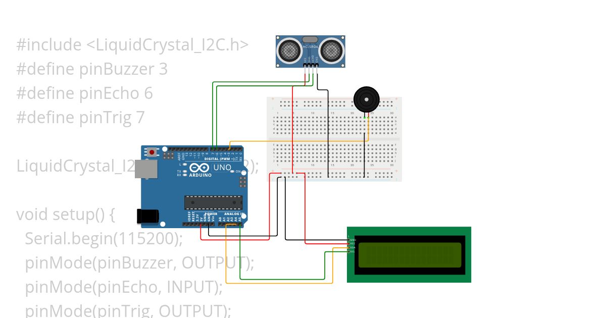 Praktik DHT11-LCD16x2I2C simulation