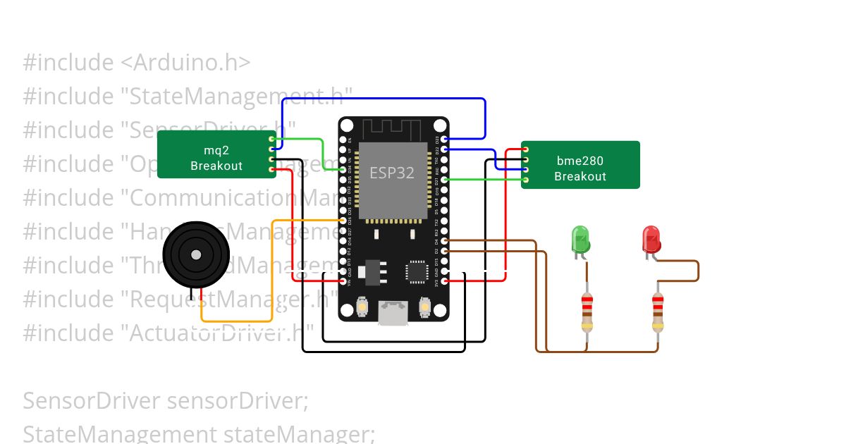 iot-custom-chip-gas-temperature-humidity-and-pressure-detector-on-esp32-embedded-iot-app-v3  simulation