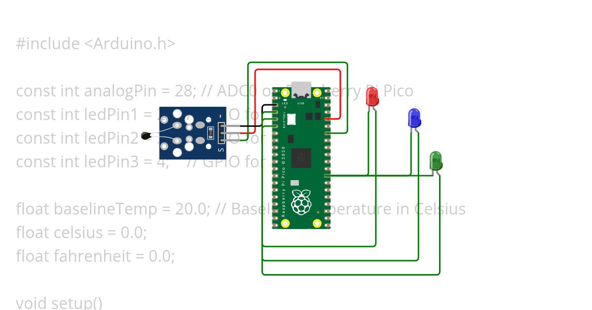 TEMPERATURE SENSOR simulation