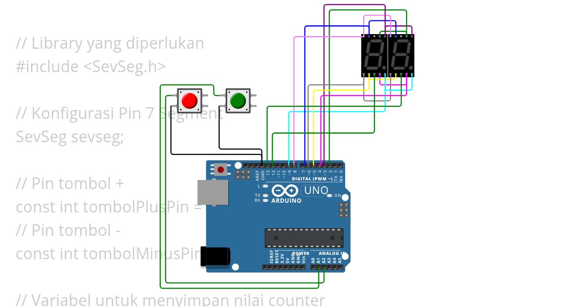 Counter Project 23 simulation