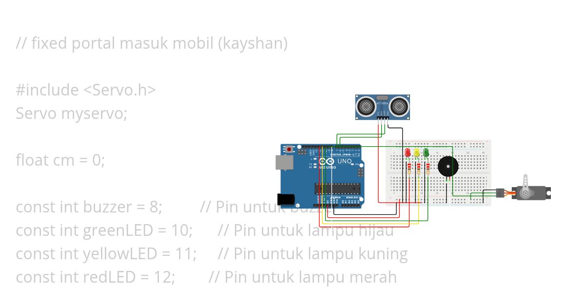 Fixed portal masuk mobil simulation