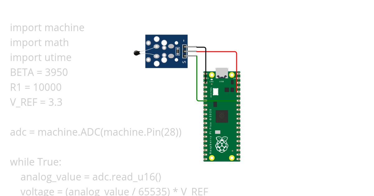 temperature sensor with pi pico  Copy (2) simulation