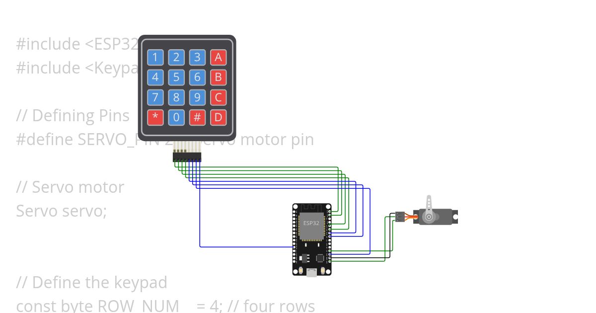 Keypad With Servo Copy simulation