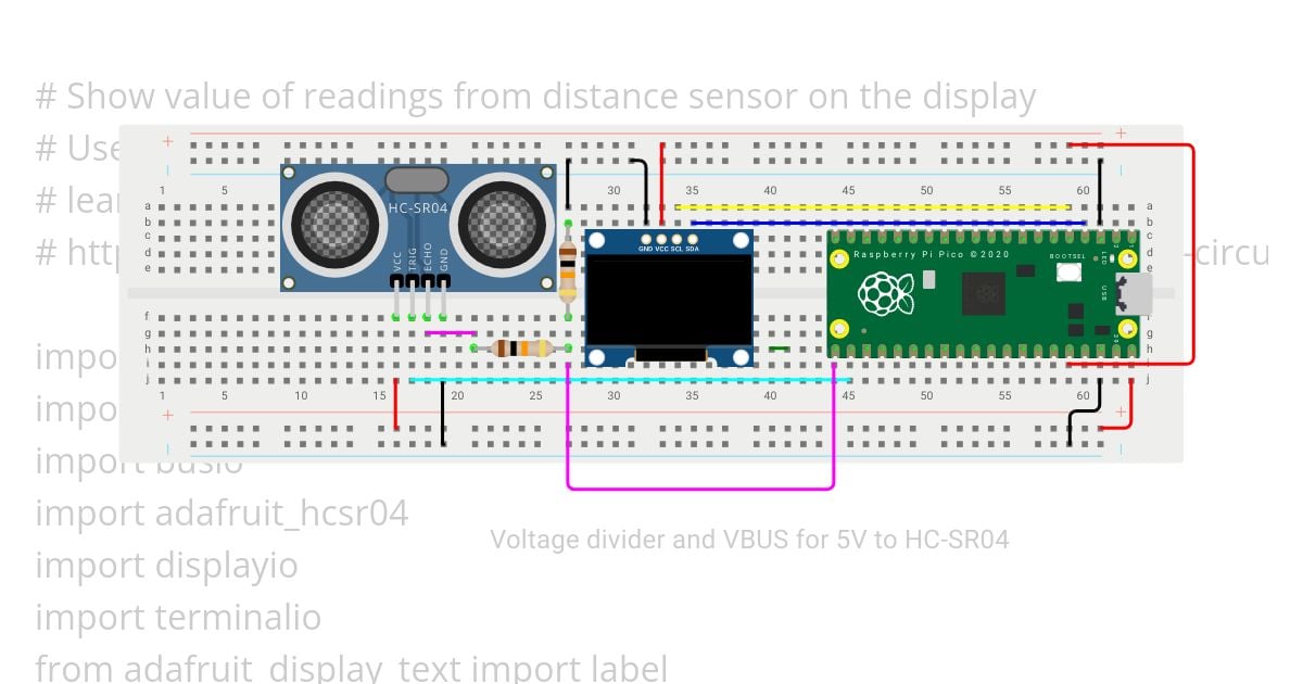 Distance sensor_on_VBUS simulation