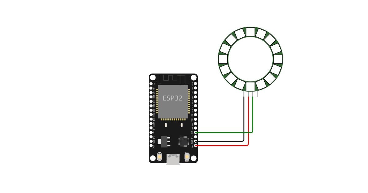 ESP32_PY_NeopixelRing simulation