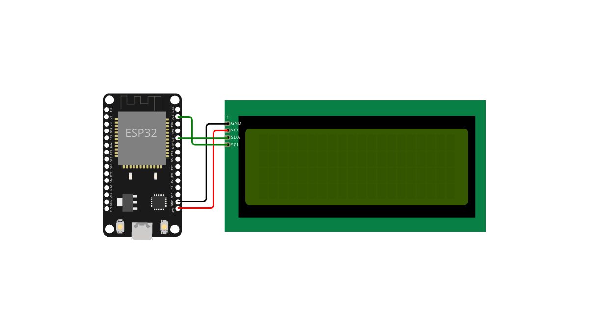 ESP32_PY_DisplayLCD_I2C simulation