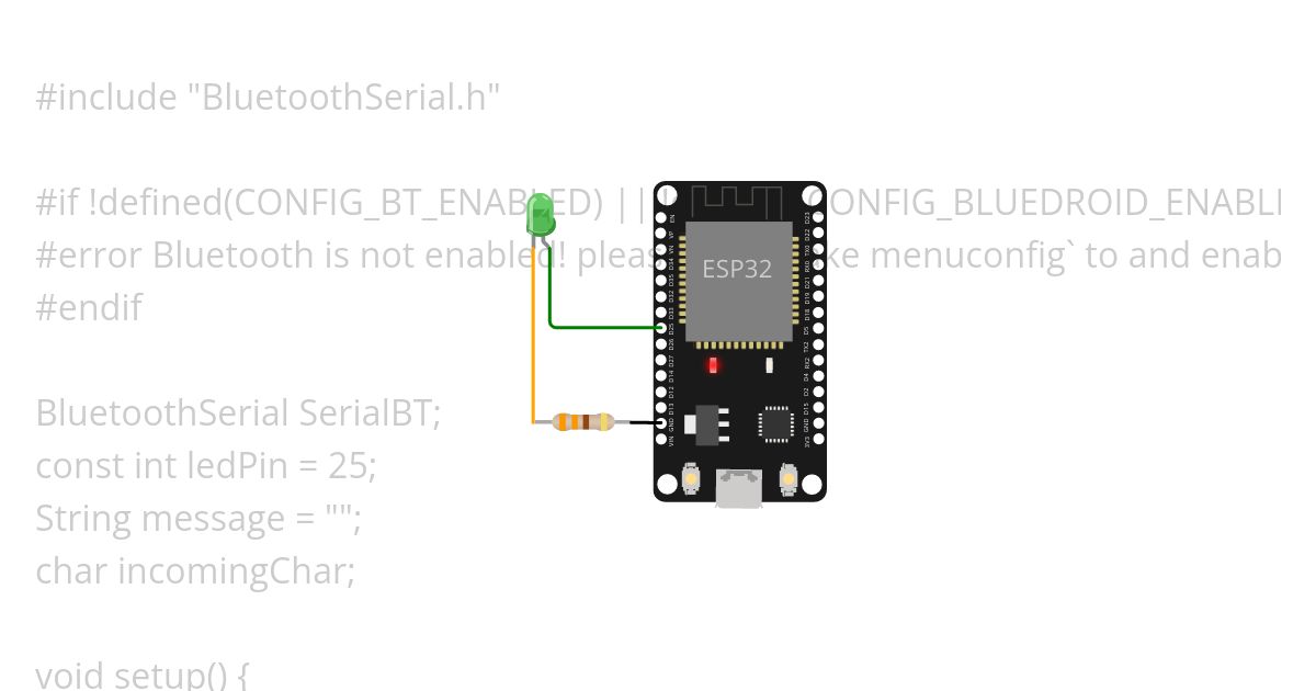 LED BLUETOOTH  simulation