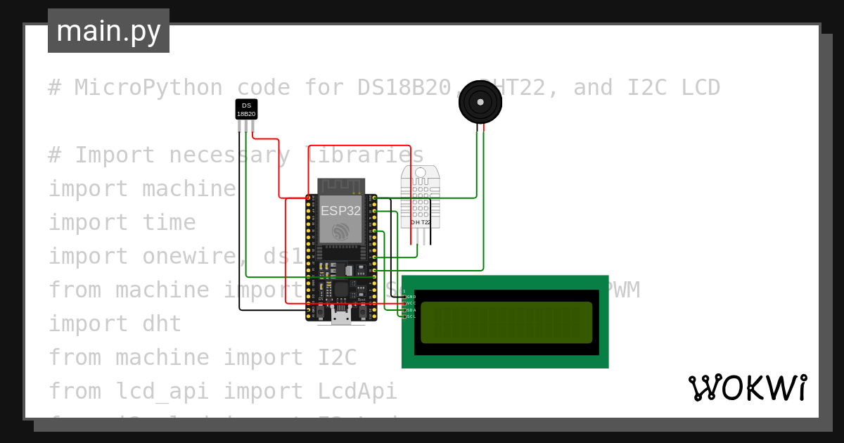 DHT22, DS18B20, Buzzer Body Temp Sensor Copy (2) - Wokwi ESP32, STM32 ...