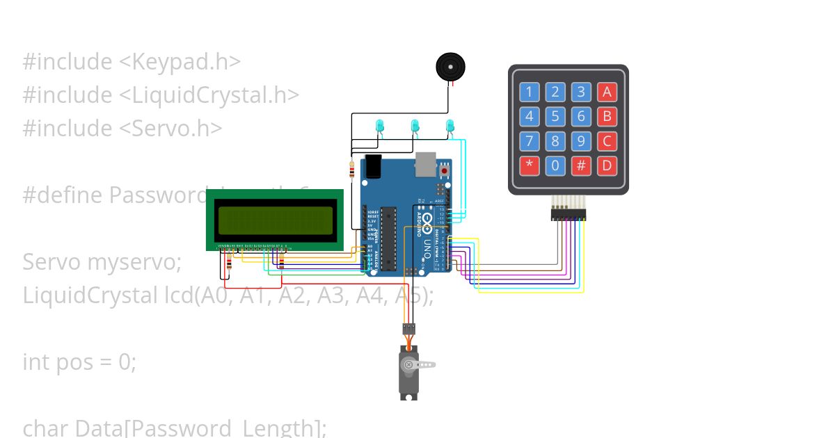 Kelompok 6_Tutorial membuat pintu yang dikunci dengan Keypad Copy simulation