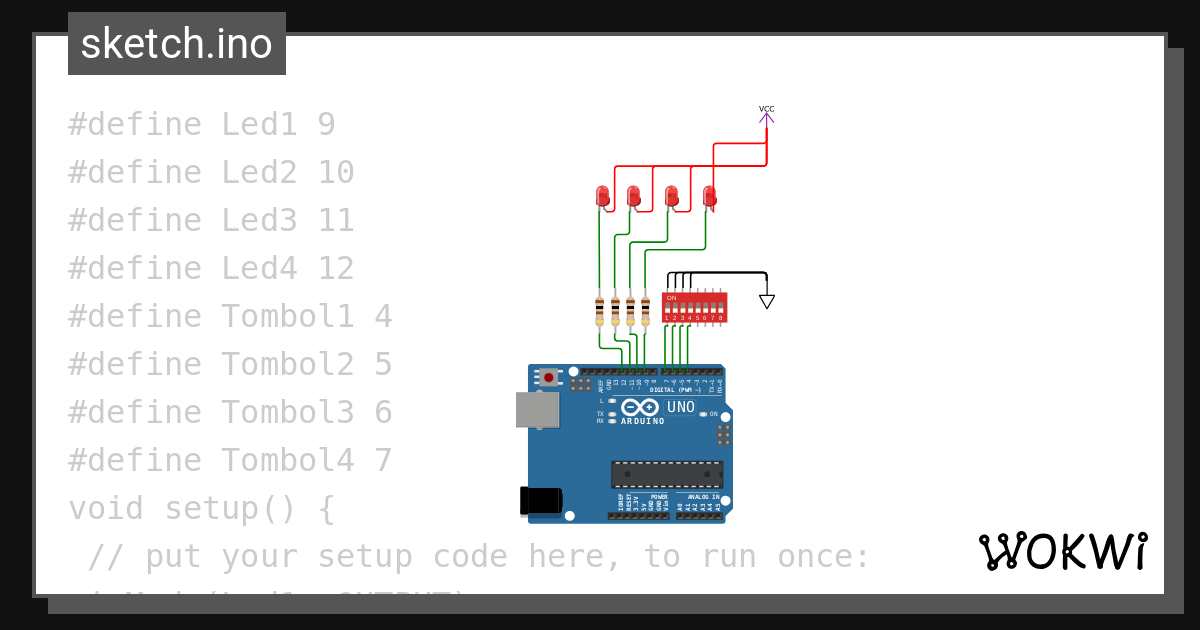 Membaca input pin digital pada arduino digitalread wokwi esp32
