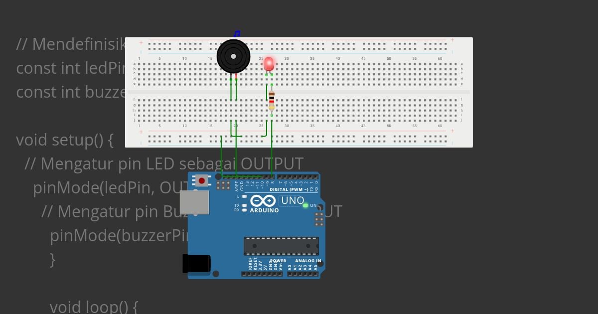 Breadboard, buzzer, dan led (Syamsul Xll-D) Copy