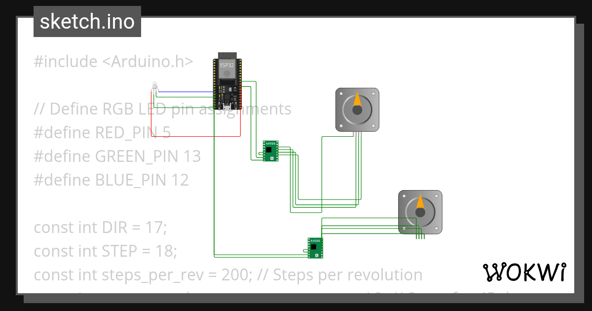 Wokwi online esp32 stm32 arduino simulator