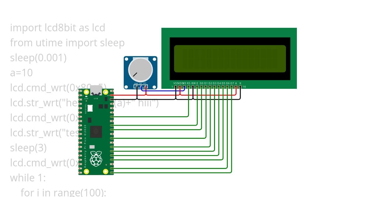 lcd 4bit intro  simulation