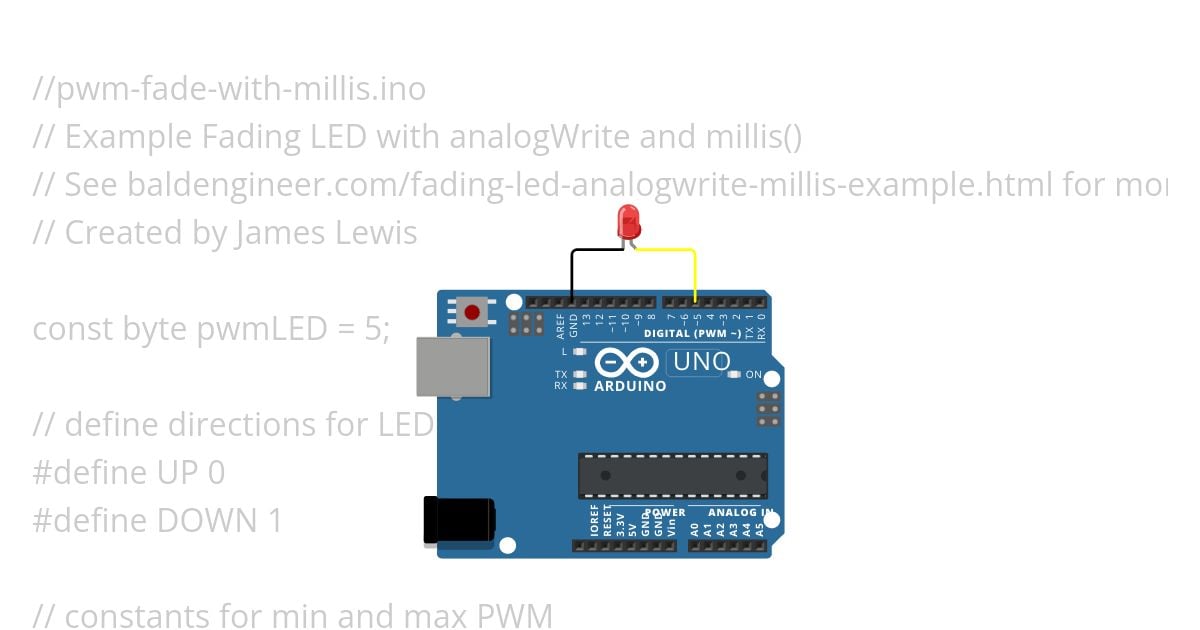 PWM_with_Millis() simulation