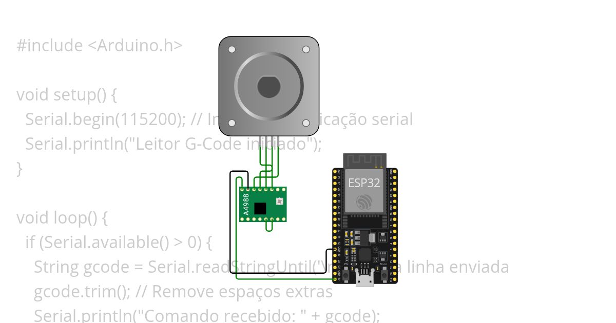 codigo de leitura de gcode pre pronto simulation