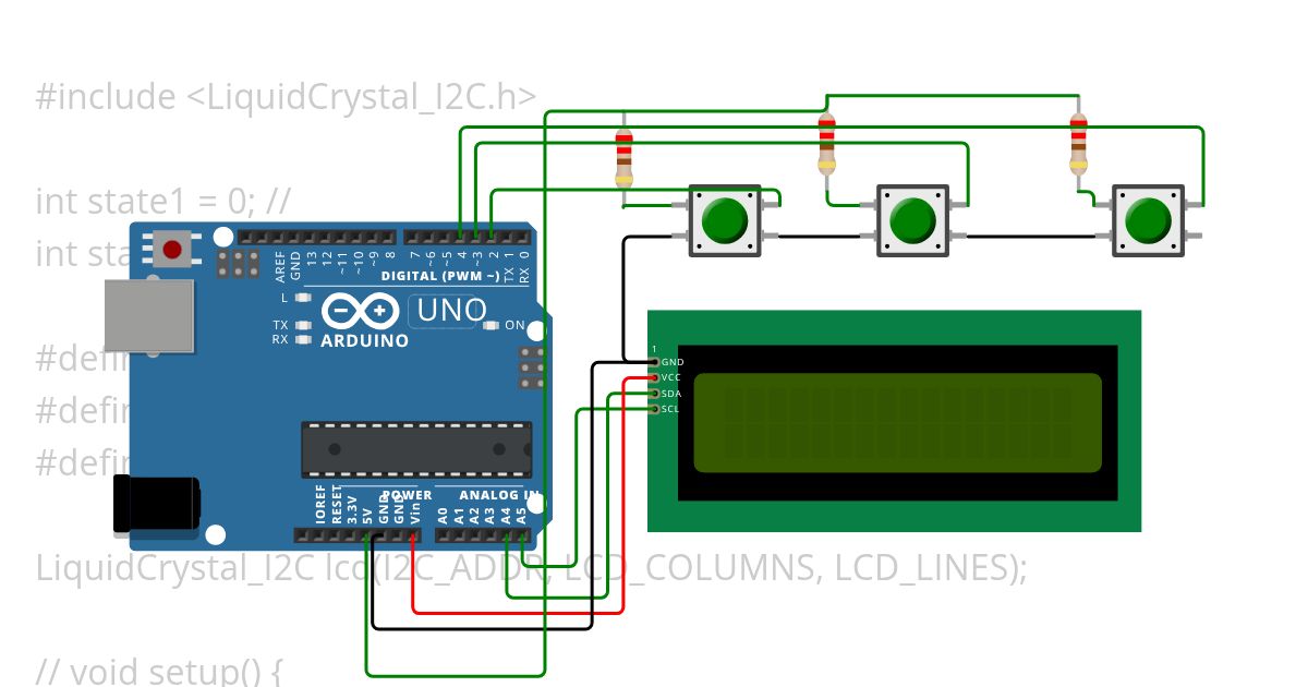 ทดสอบการแสดงผลจอ lcd โครงงาาน simulation