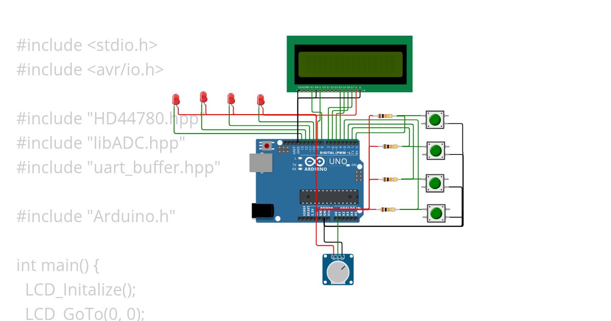 AVT1615 - Program with serial - template simulation