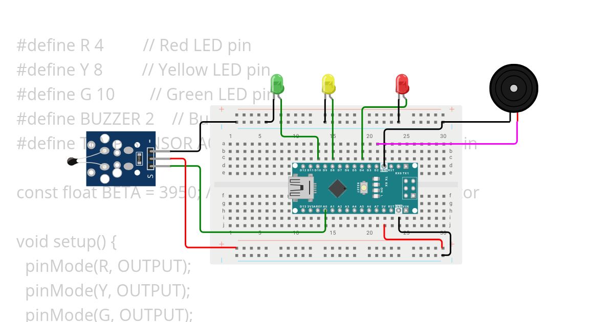 temp sensor simulation