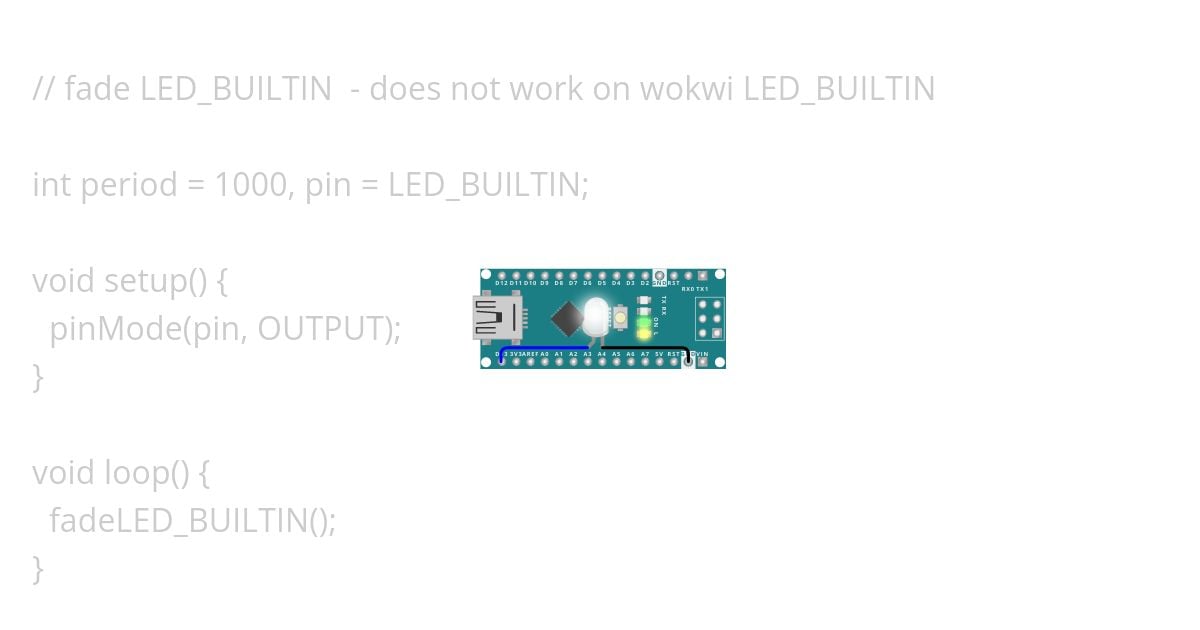 fadeLED_BUILTIN simulation