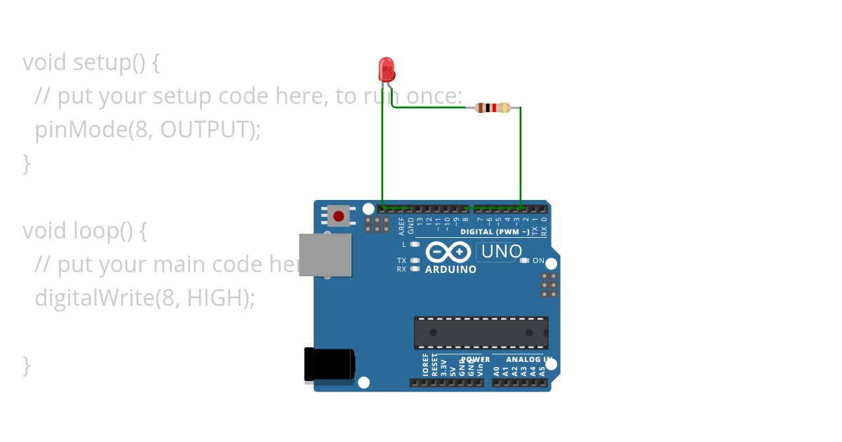 001 IoT - Blinking LED simulation