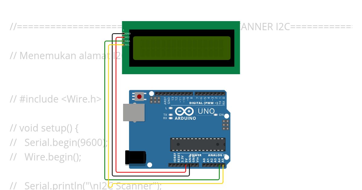 5 Project I2C Sederhana simulation