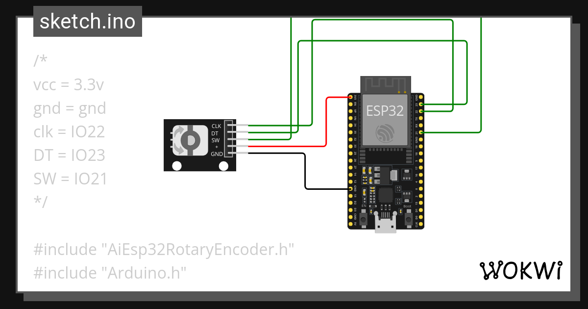 led blink - Wokwi ESP32, STM32, Arduino Simulator