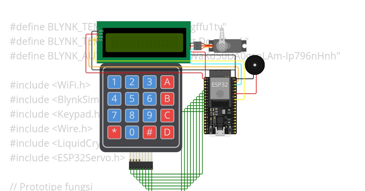 Smart Door Lock simulation