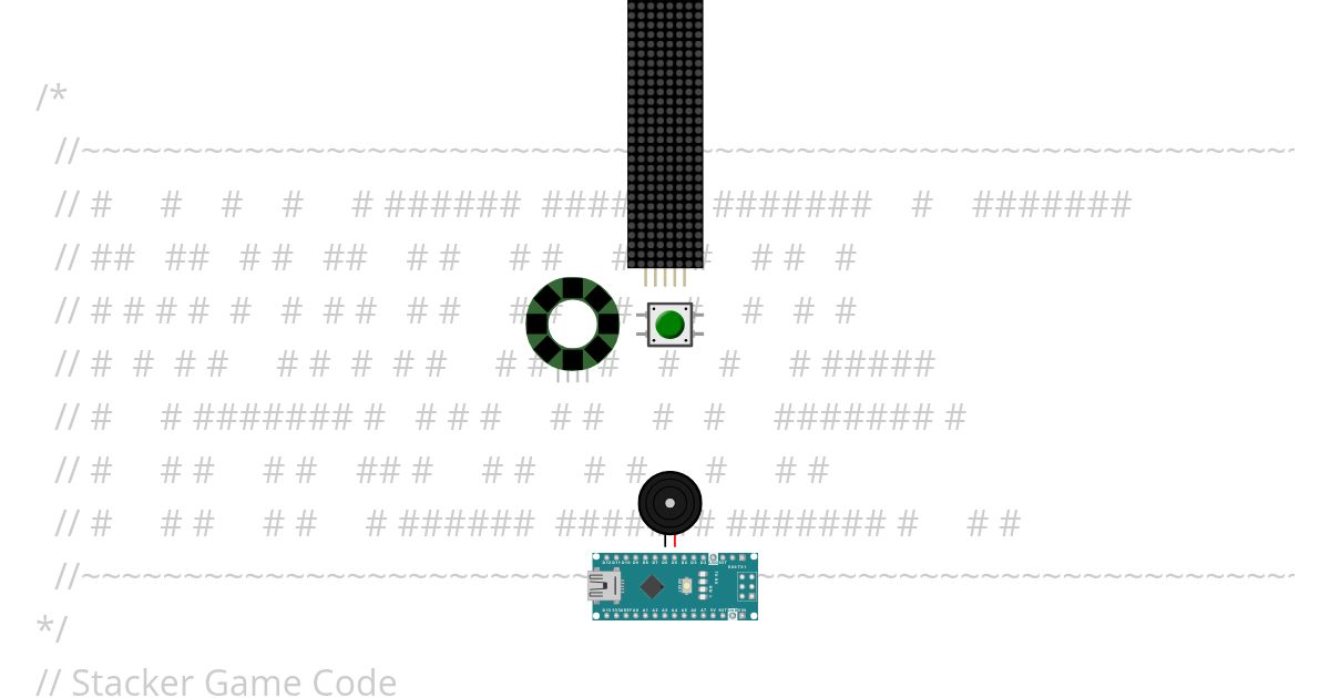 STCKR MTRX MX 7219 Copy simulation