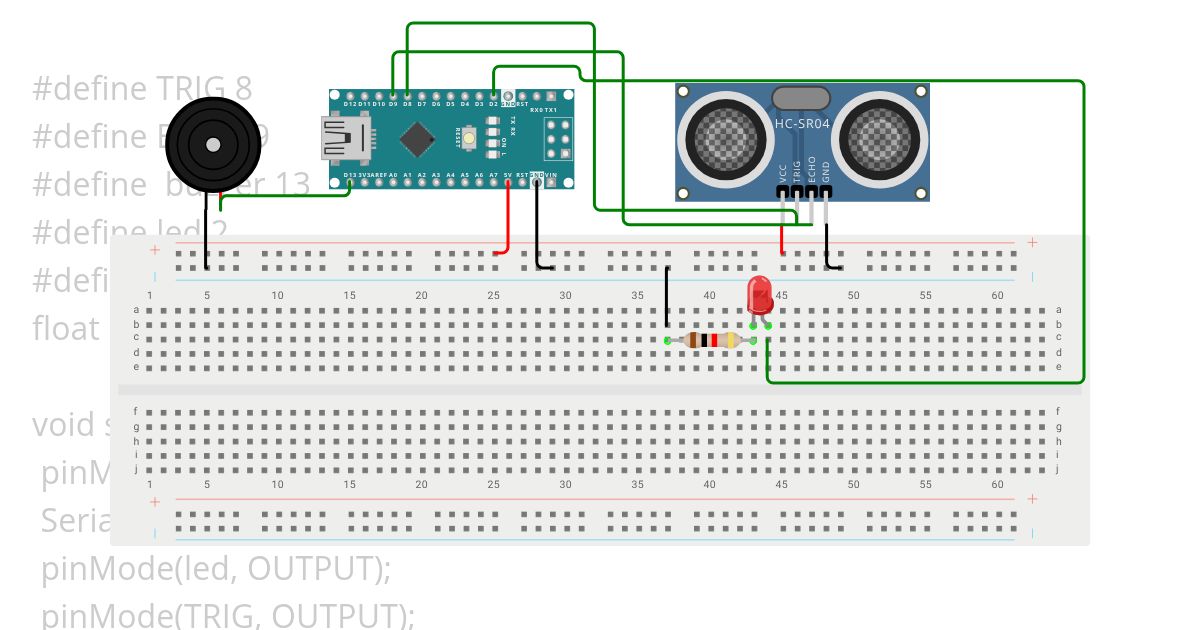 ultrasonic sensor simulation