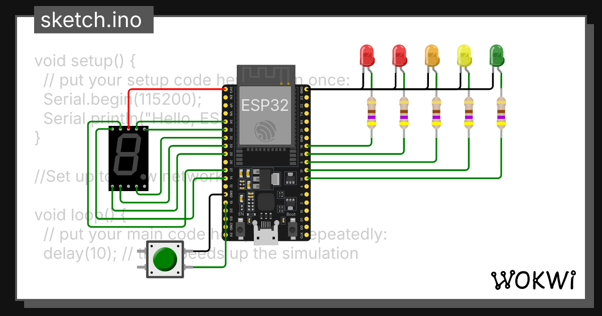 Wokwi online esp32 stm32 arduino simulator