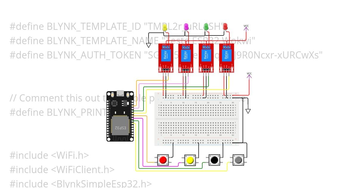 Home Automation teste ESP32 simulation