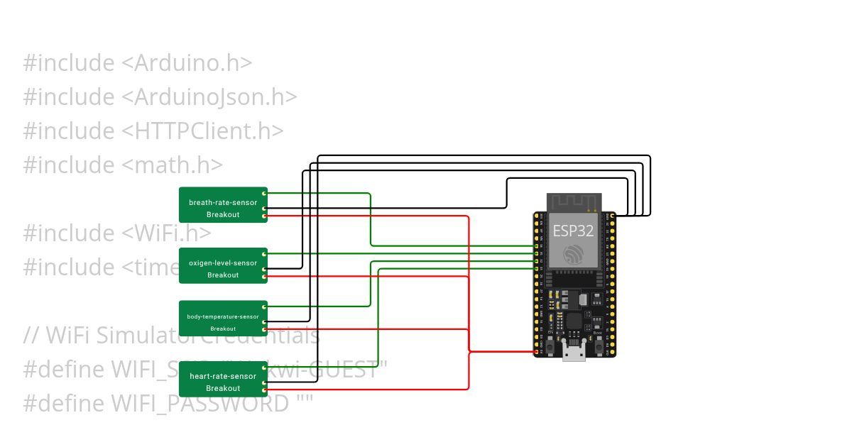 ESP32 Project Health simulation