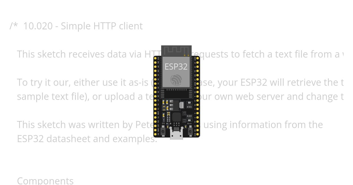 ESP32 Wifi with remote file access simulation