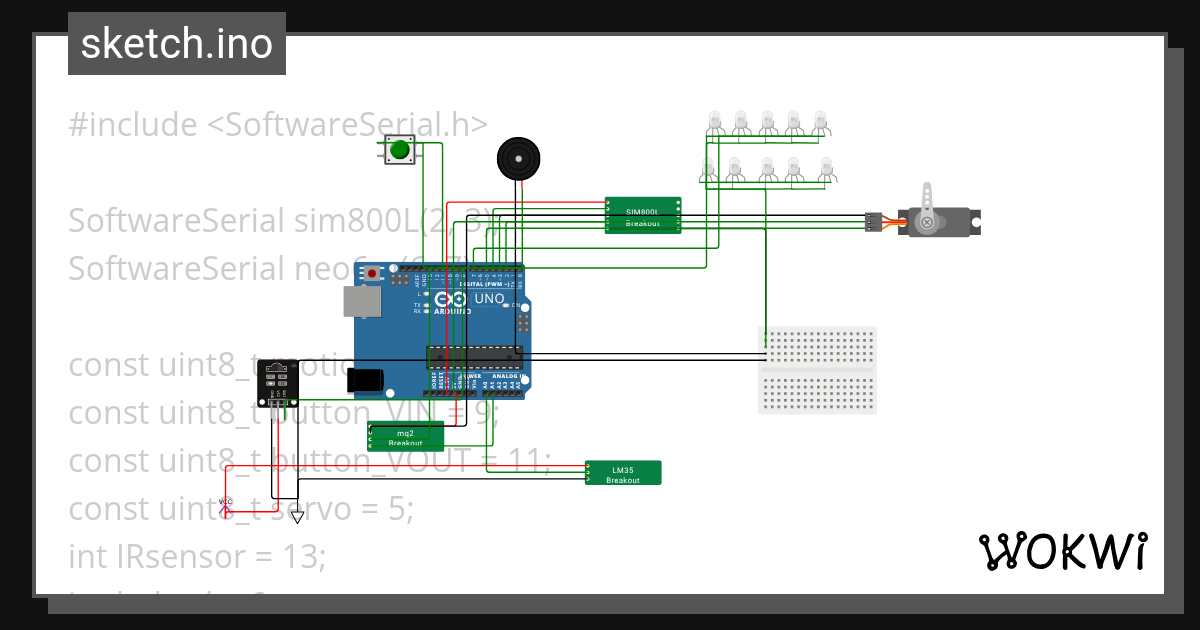 BG+GPS+GSM Copy - Wokwi ESP32, STM32, Arduino Simulator