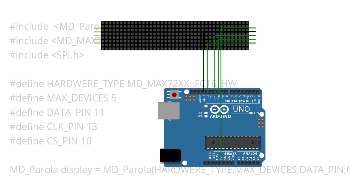 Menyalakan Dot simulation