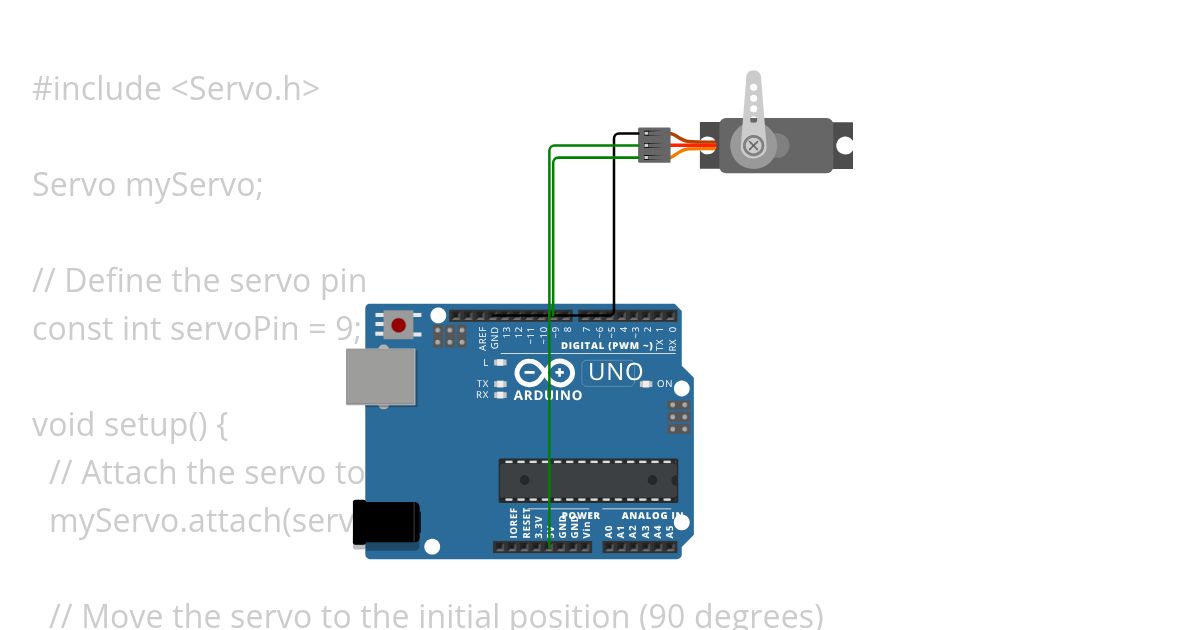 coba2 servo simulation