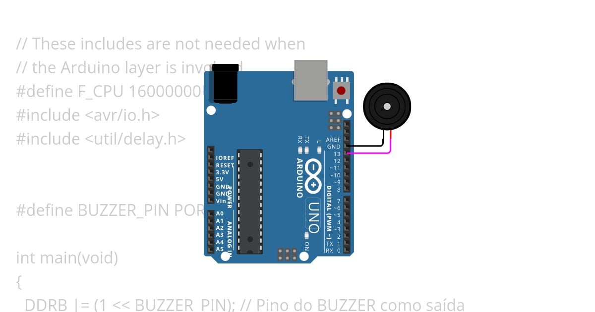 Arduino Uno with main() function simulation