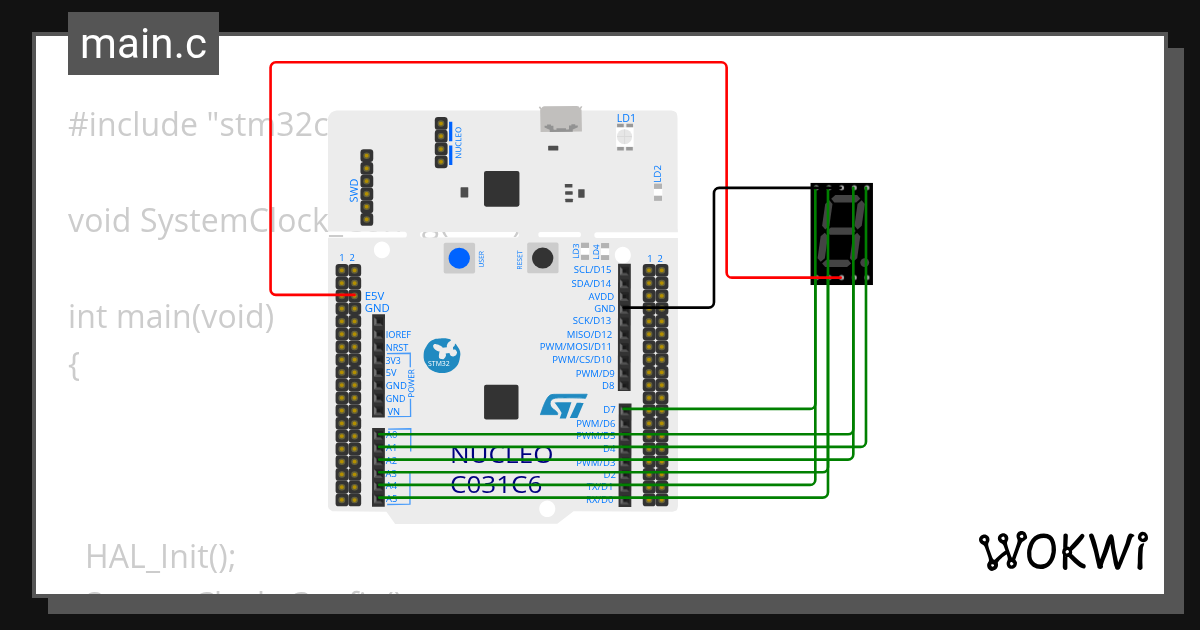 7 seg Copy (2) - Wokwi ESP32, STM32, Arduino Simulator