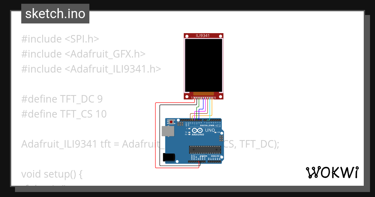 lcd tft 1 - Wokwi ESP32, STM32, Arduino Simulator