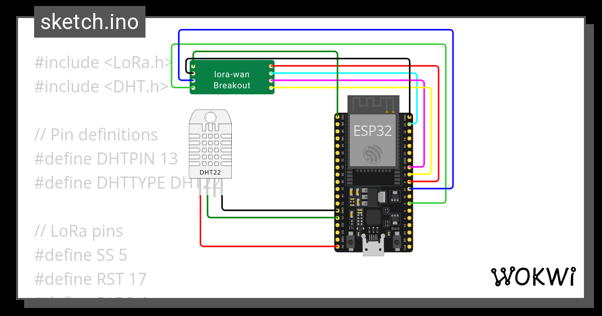 Lora Wan Wokwi Esp Stm Arduino Simulator