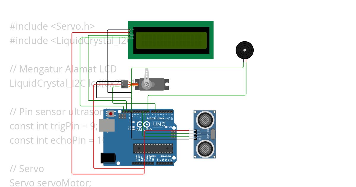 Kran Dispenser Otomatis_Alarm simulation